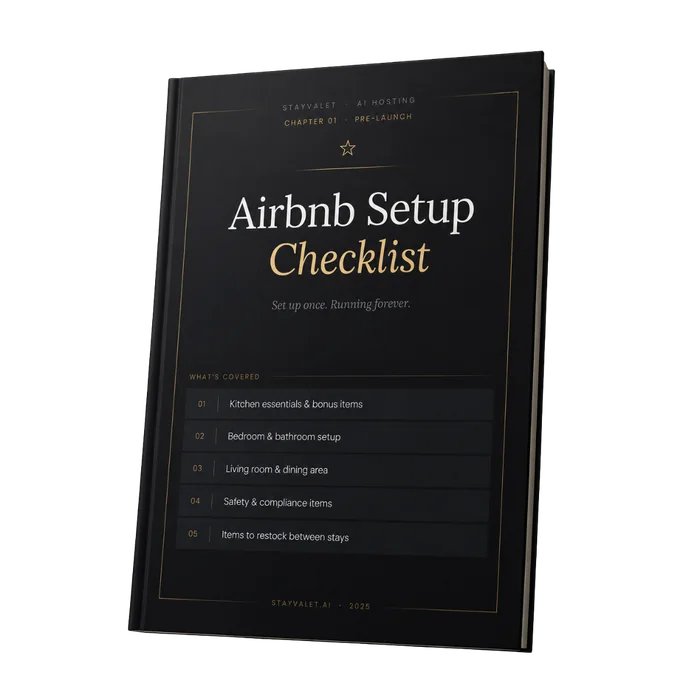 Airbnb Setup Checklist cover