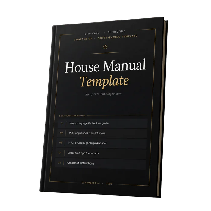 House Manual Template cover